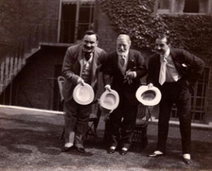 foto Tosti Enrico Caruso, Tosti e Antonio Scotti - londra 1905