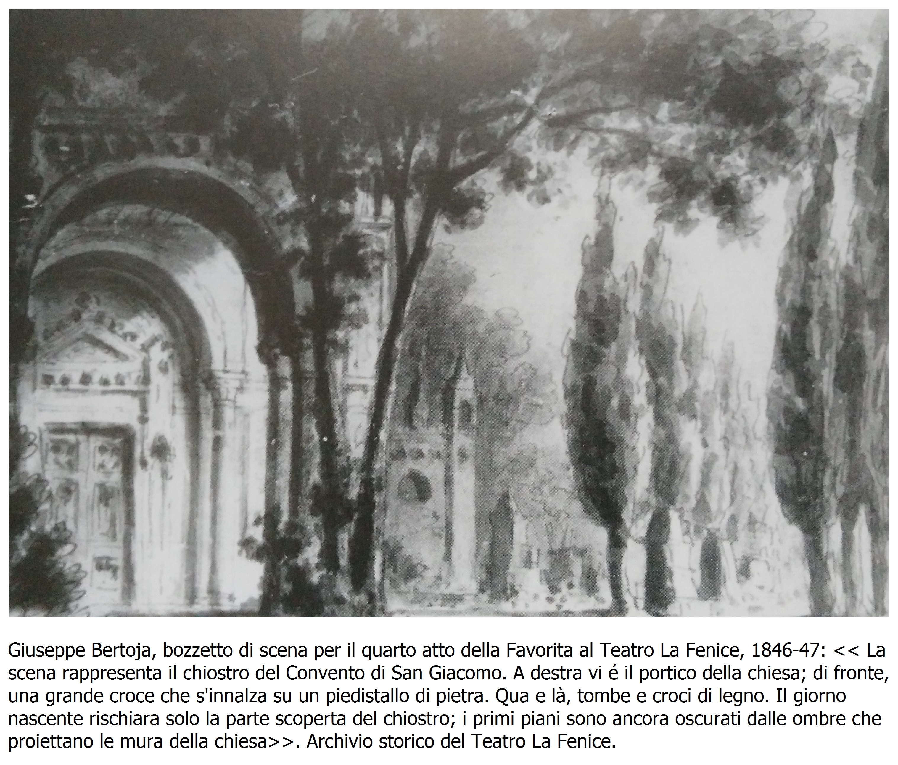 La Favorite bozzetto