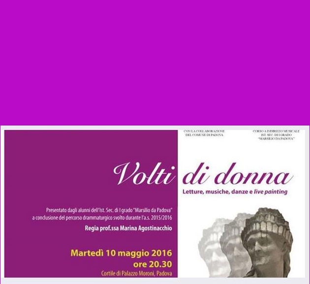ARTISTI IN ERBA IN SCENA A PADOVA – quando i docenti fanno miracoli ARTISTI IN ERBA IN SCENA A PADOVA – quando i docenti fanno miracoli