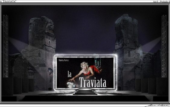 Caracalla -Traviata - bozzetto A.Camera