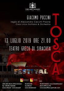 Festival dei teatri di pietra- TOSCA- SIRACUSA 2019