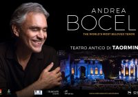 BOCELLI AL TEATRO ANTICO DI TAORMINA CON IL CORO LIRICO SICILIANO