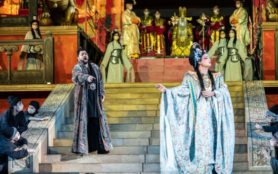 Una prova di Turandot, 2021, con Yusif Eyvazov e Anna Netrebko ©Foto Heads Collective